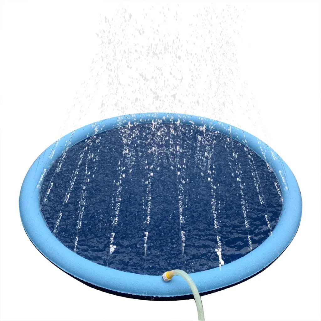 Pool For Dogs | Slip Splash Pad for Kids | Collapsible PVC Pet Pool | Reborn Shoppe
