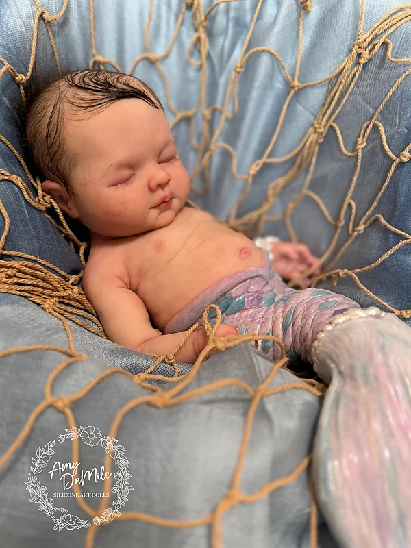 Baby Mermaid Serena — Handcrafted Reborn Baby Doll