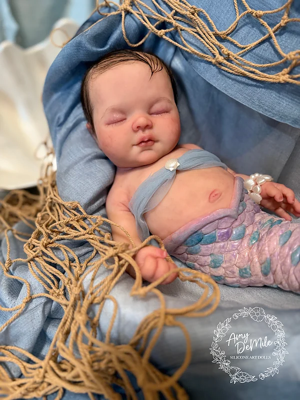 Baby Mermaid Serena — Handcrafted Reborn Baby Doll
